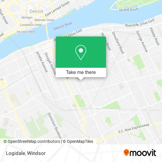 Logidale map