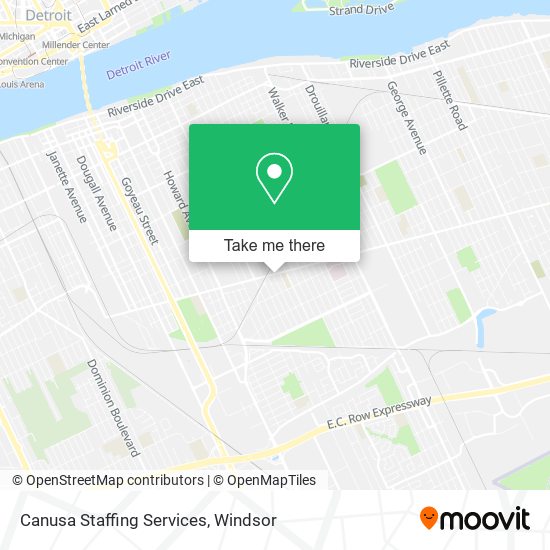 Canusa Staffing Services map