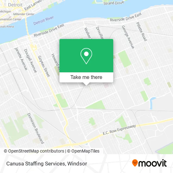 Canusa Staffing Services map