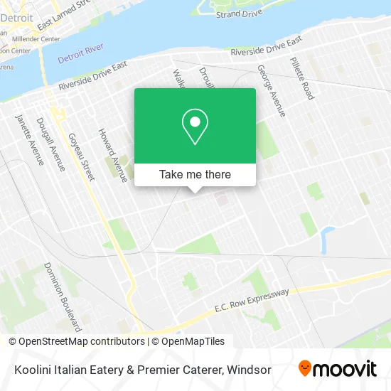 Koolini Italian Eatery & Premier Caterer plan
