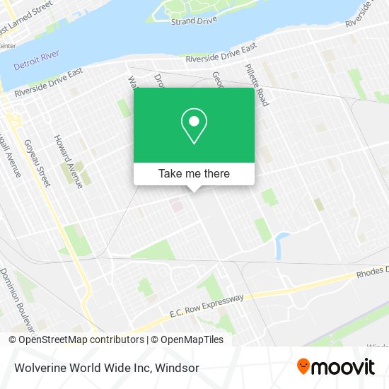 Wolverine World Wide Inc map