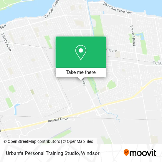 Urbanfit Personal Training Studio map