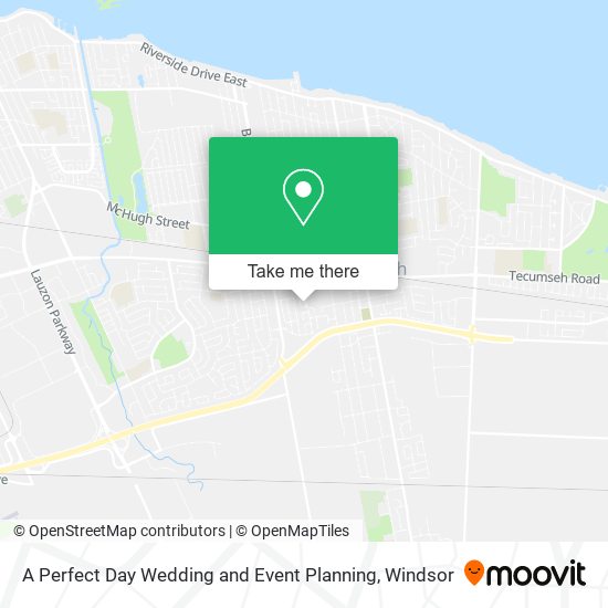 A Perfect Day Wedding and Event Planning map