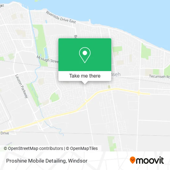 Proshine Mobile Detailing map
