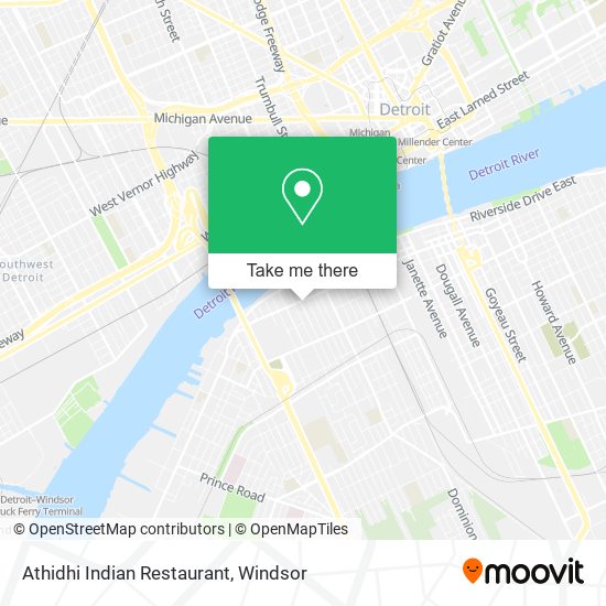 Athidhi Indian Restaurant map