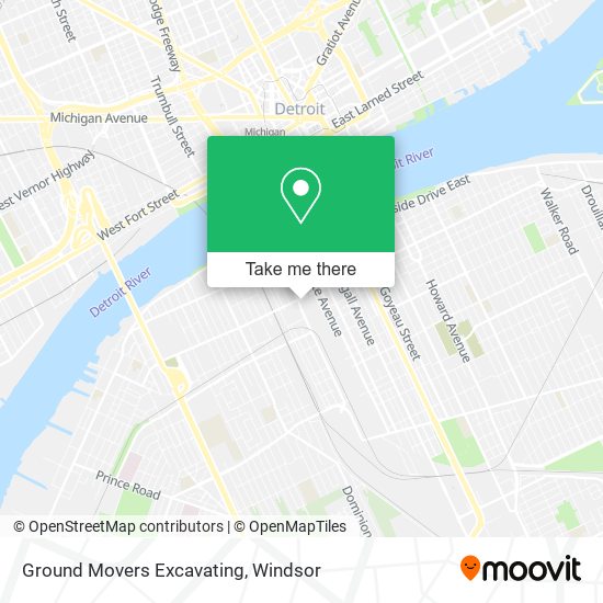 Ground Movers Excavating map