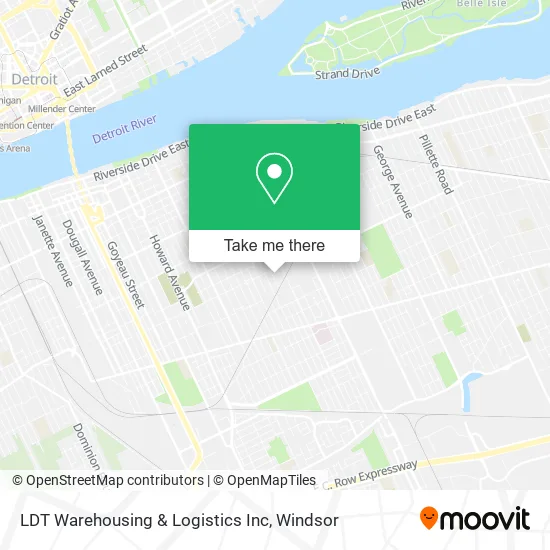 LDT Warehousing & Logistics Inc map