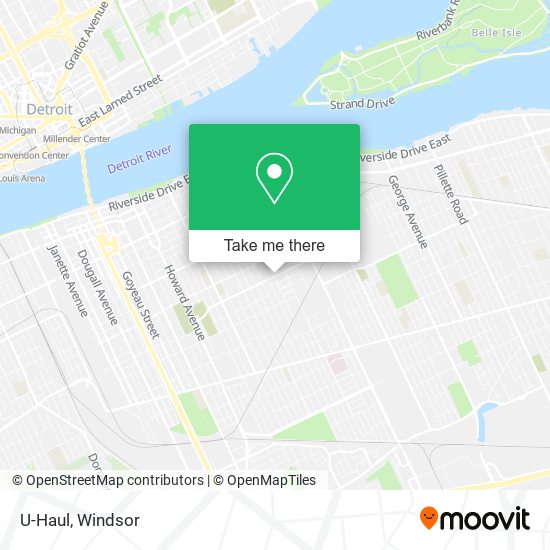 U-Haul map