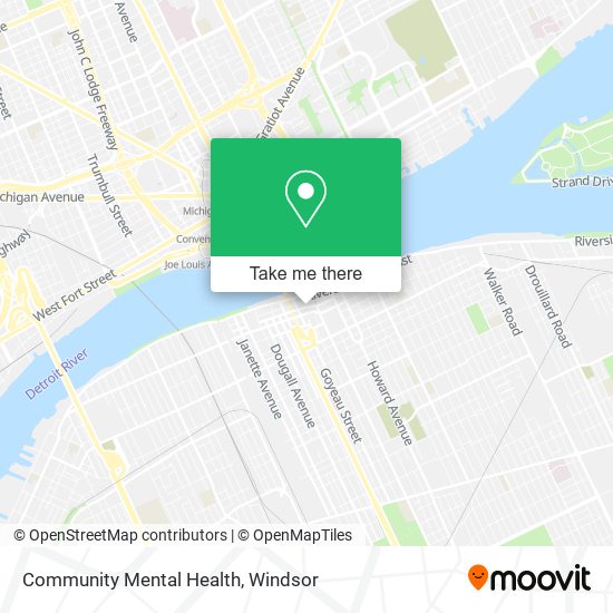 Community Mental Health map