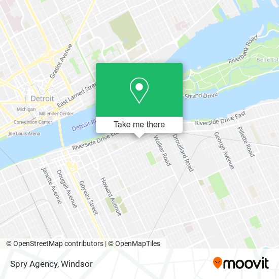 Spry Agency map