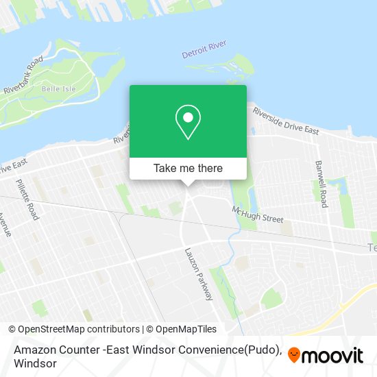 Amazon Counter -East Windsor Convenience(Pudo) map