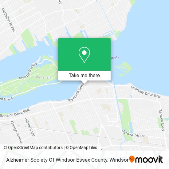 Alzheimer Society Of Windsor Essex County map