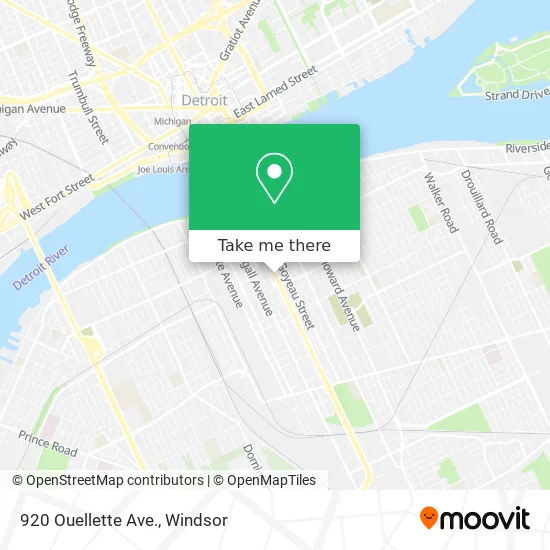 920 Ouellette Ave. map