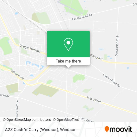 A2Z Cash 'n' Carry (Windsor) plan