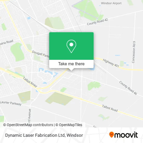 Dynamic Laser Fabrication Ltd map