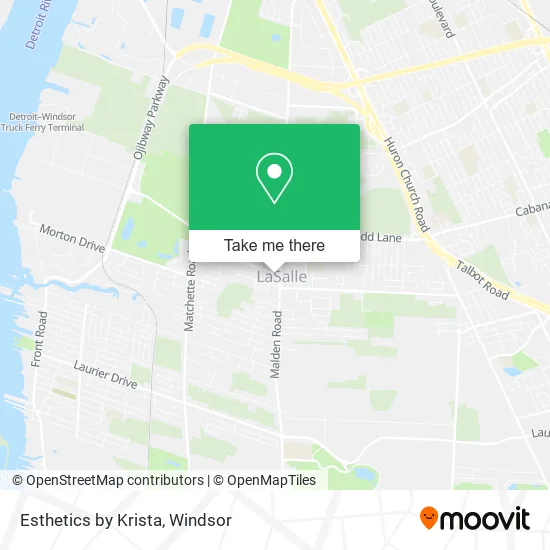 Esthetics by Krista map