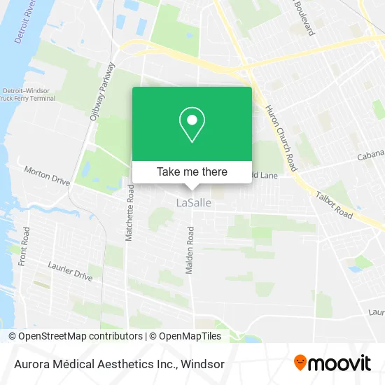 Aurora Médical Aesthetics Inc. map