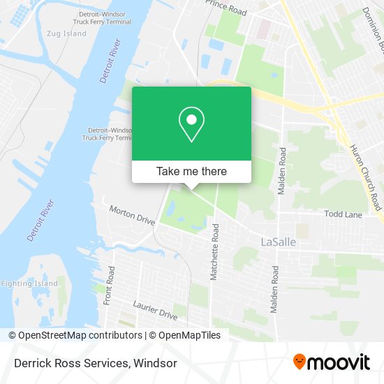 Derrick Ross Services map