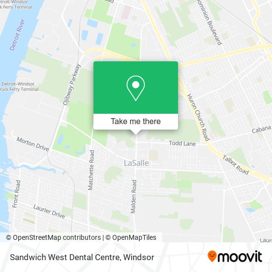 Sandwich West Dental Centre map