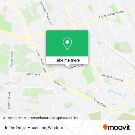 In the Dog's House Inc map