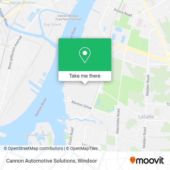 Cannon Automotive Solutions map