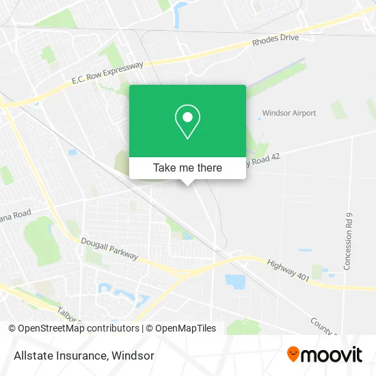 Allstate Insurance map