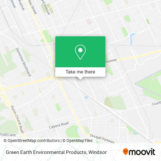 Green Earth Environmental Products map