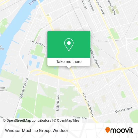 Windsor Machine Group map