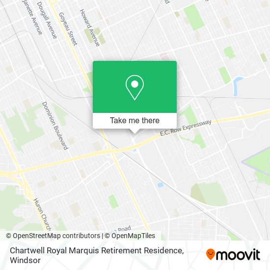 Chartwell Royal Marquis Retirement Residence map