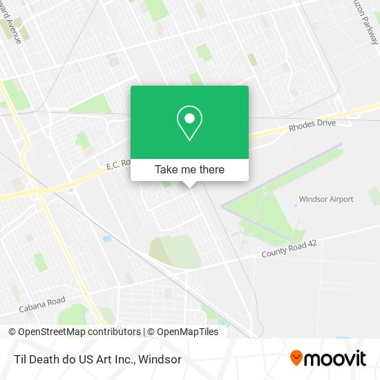 Til Death do US Art Inc. map