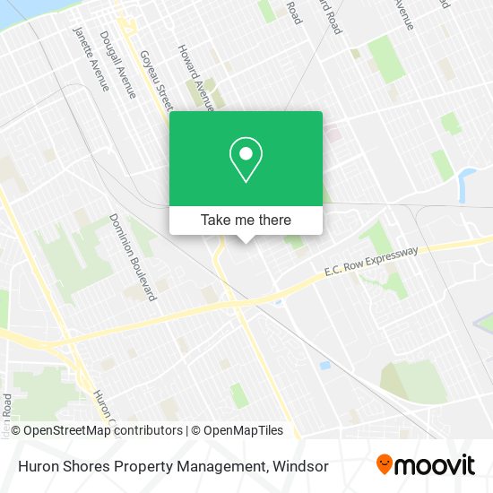 Huron Shores Property Management map