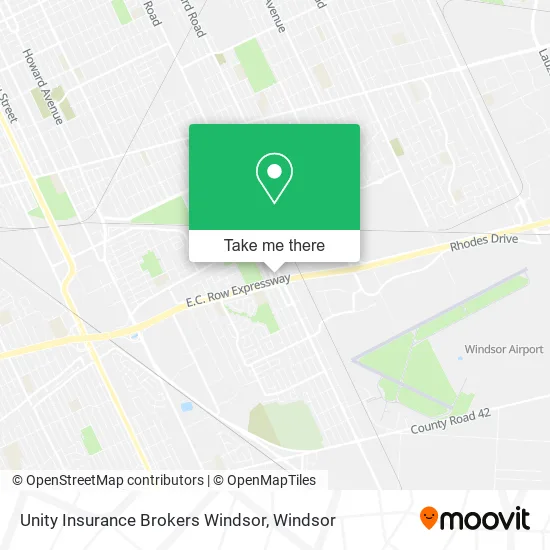 Unity Insurance Brokers Windsor map