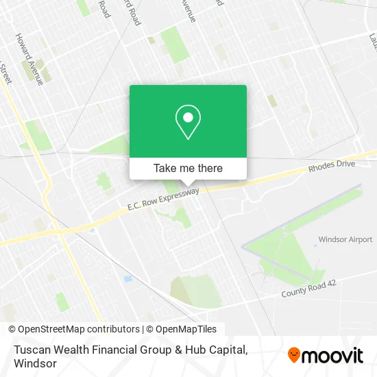 Tuscan Wealth Financial Group & Hub Capital map