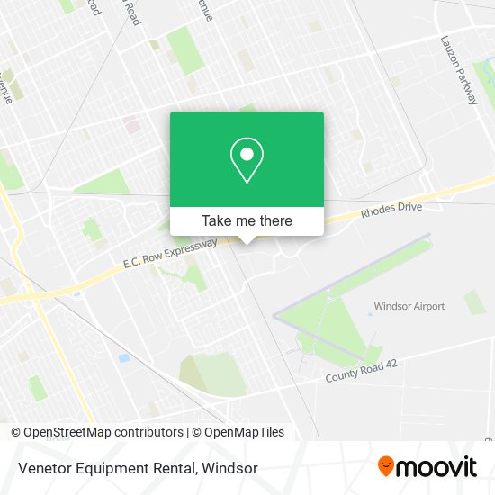 Venetor Equipment Rental map