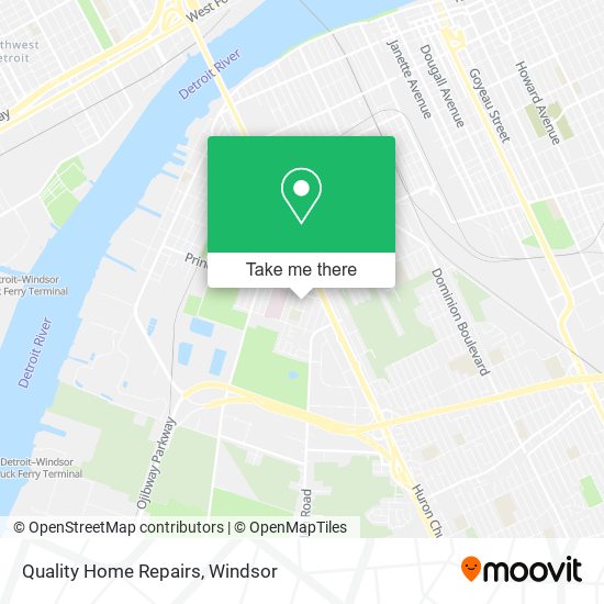 Quality Home Repairs map