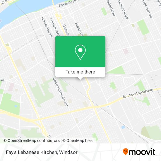 Fay's Lebanese Kitchen map