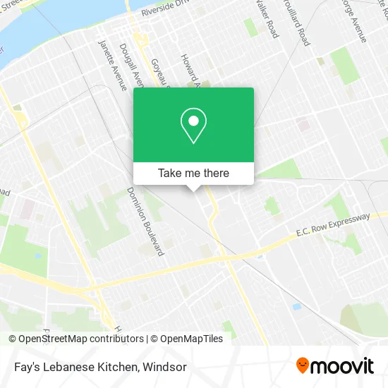 Fay's Lebanese Kitchen map
