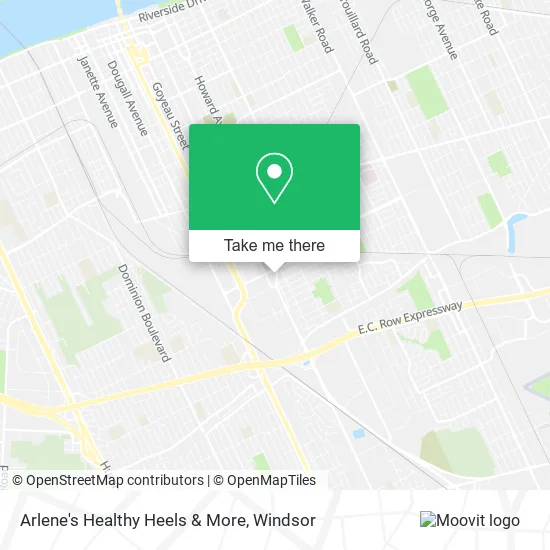 Arlene's Healthy Heels & More map
