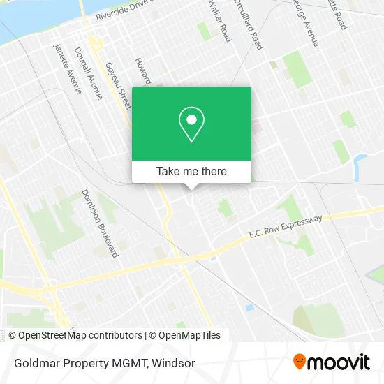Goldmar Property MGMT map