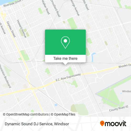 Dynamic Sound DJ Service map