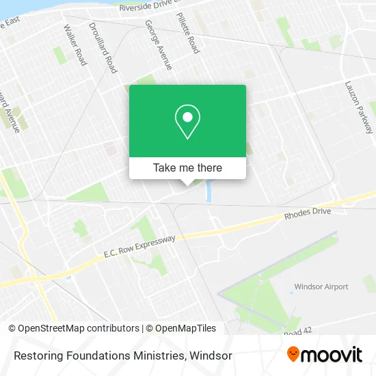 Restoring Foundations Ministries map