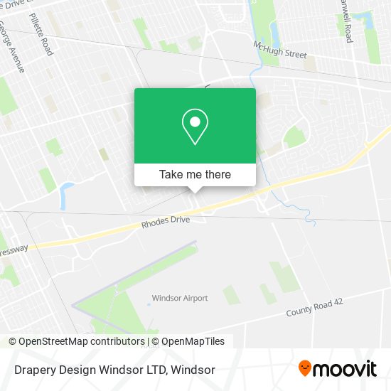 Drapery Design Windsor LTD map