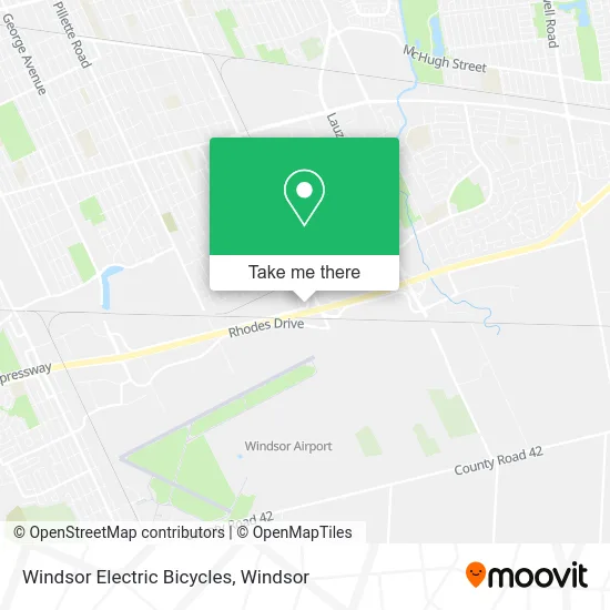Windsor Electric Bicycles map