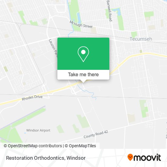 Restoration Orthodontics map