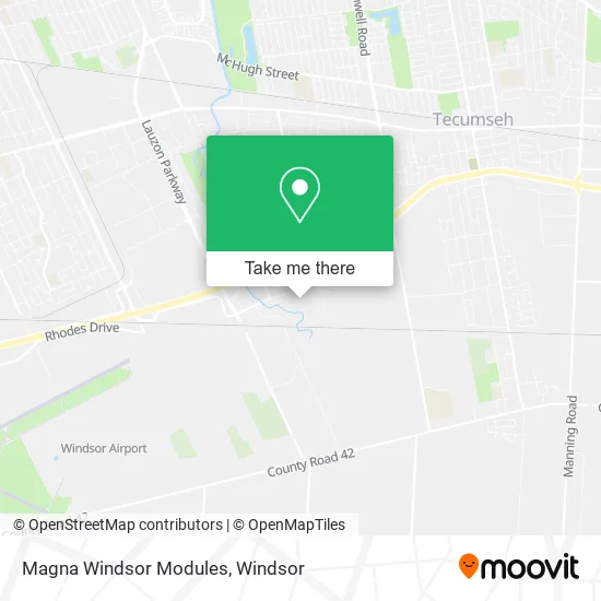 Magna Windsor Modules map