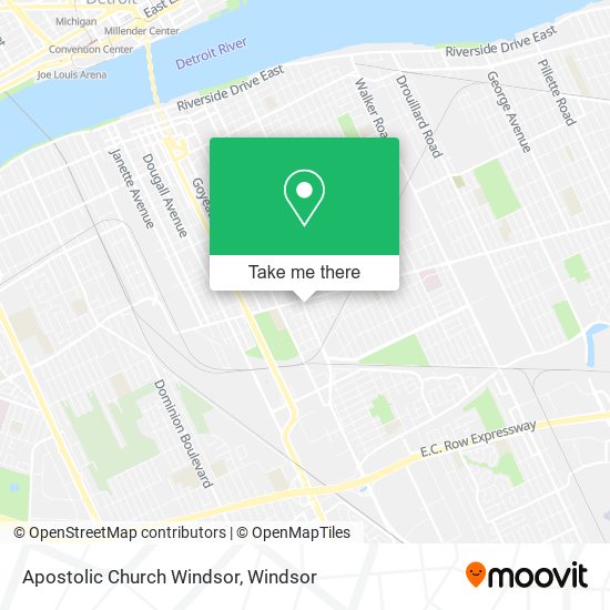 Apostolic Church Windsor map