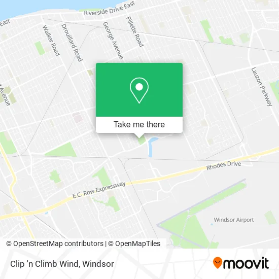 Clip 'n Climb Wind map