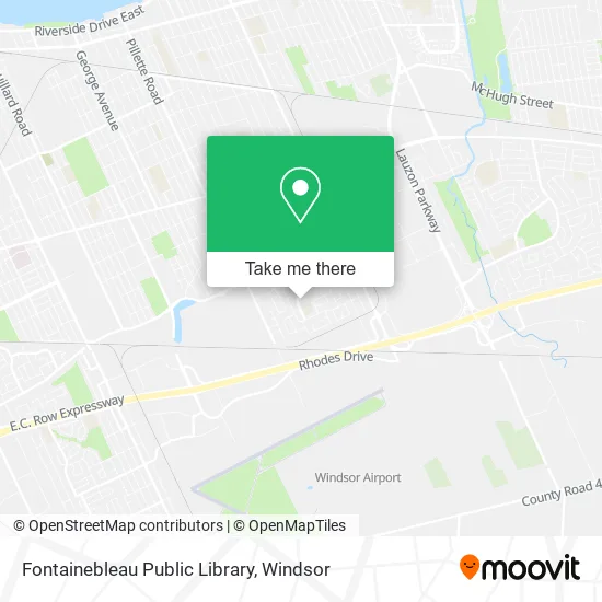 Fontainebleau Public Library map