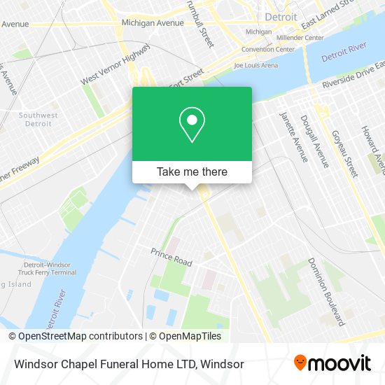 Windsor Chapel Funeral Home LTD map