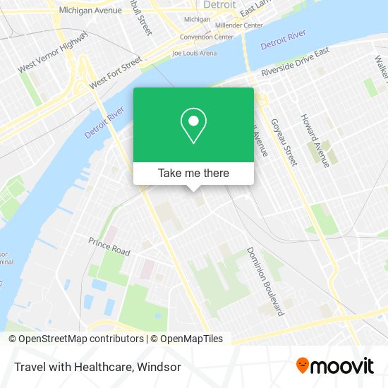 Travel with Healthcare map
